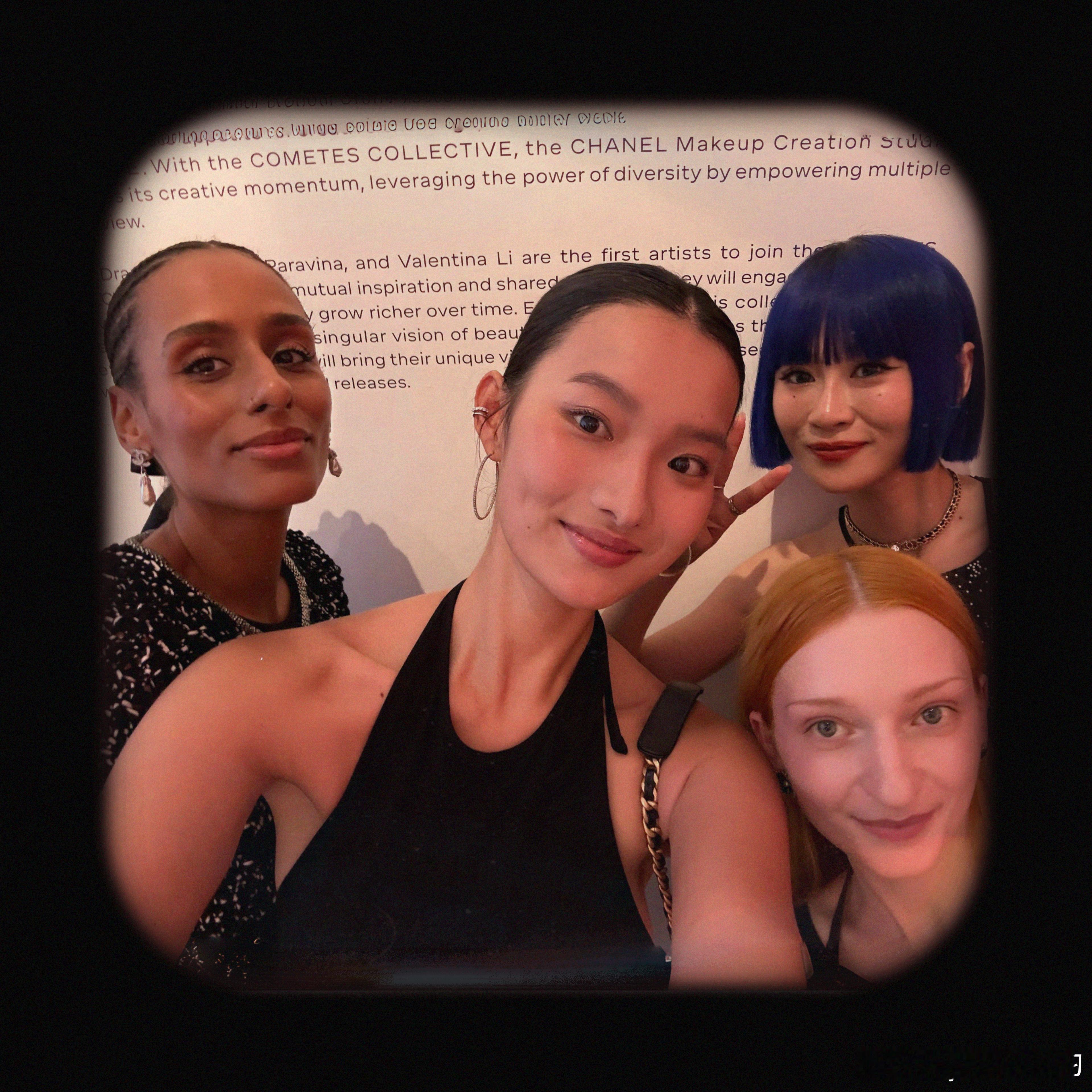 昨天在CHANEL上彩妆课💄COMETES COLLECTIVE团队成员Val
