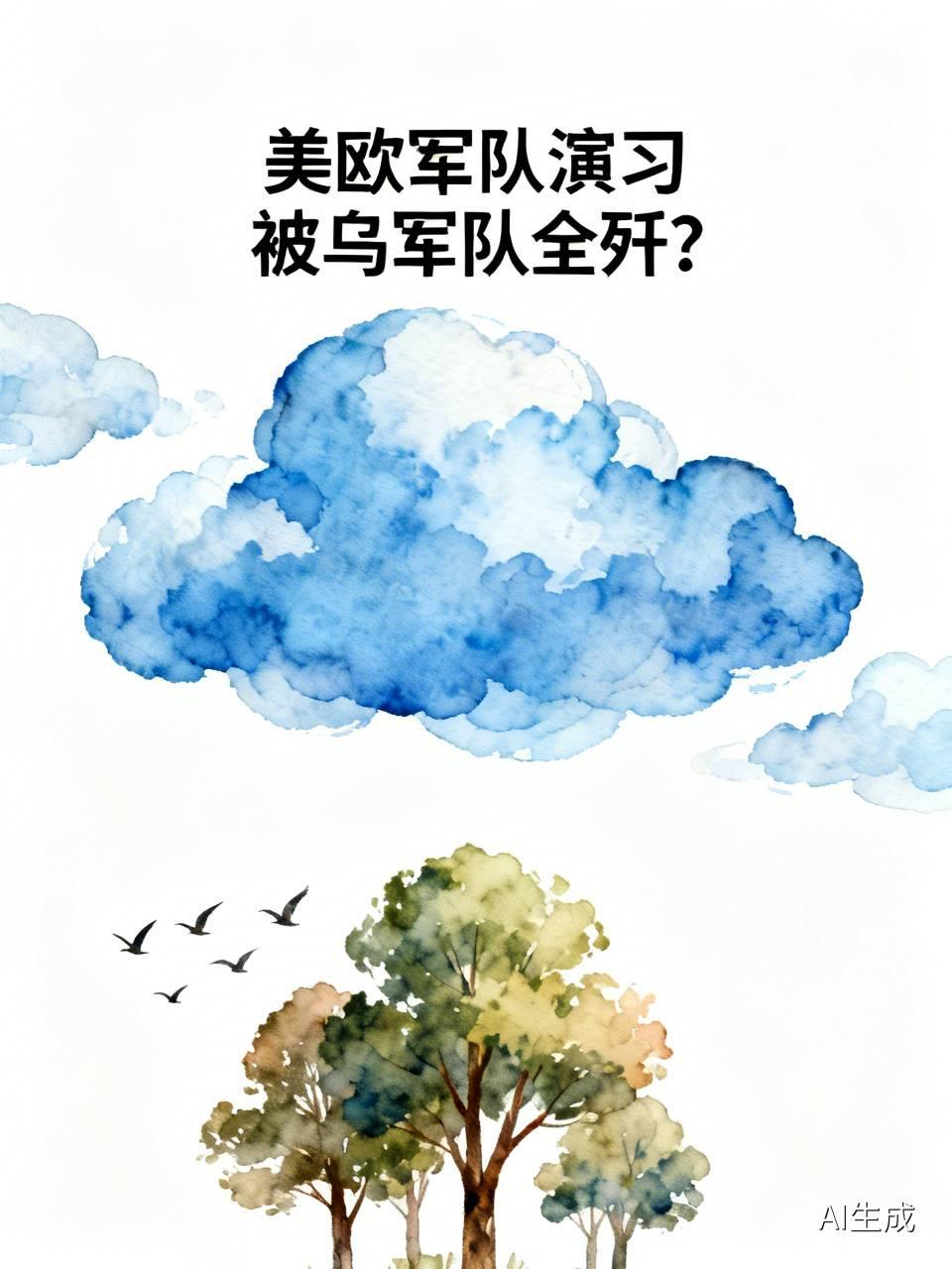 这几天美欧的媒体很怪异，欧洲媒体称欧洲的军队在演习中被乌克兰军队全歼，美国媒体又