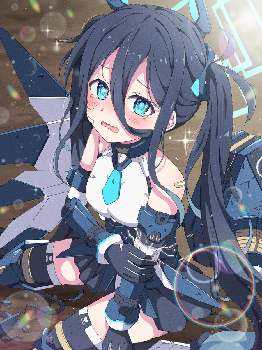爱丽丝：“sensei…爱丽丝的手臂…坏掉了…💦”X：mikoshino0 