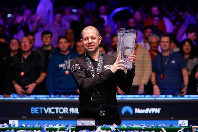 斯诺克：2026威尔士公开赛霍金斯夺冠！
北京时间3月1日至次日凌晨，2026威