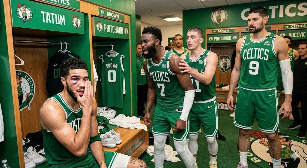 除非塔图姆跟杰伦布朗在更衣室打得头破血流，不然想不到为啥要去交易字母。 