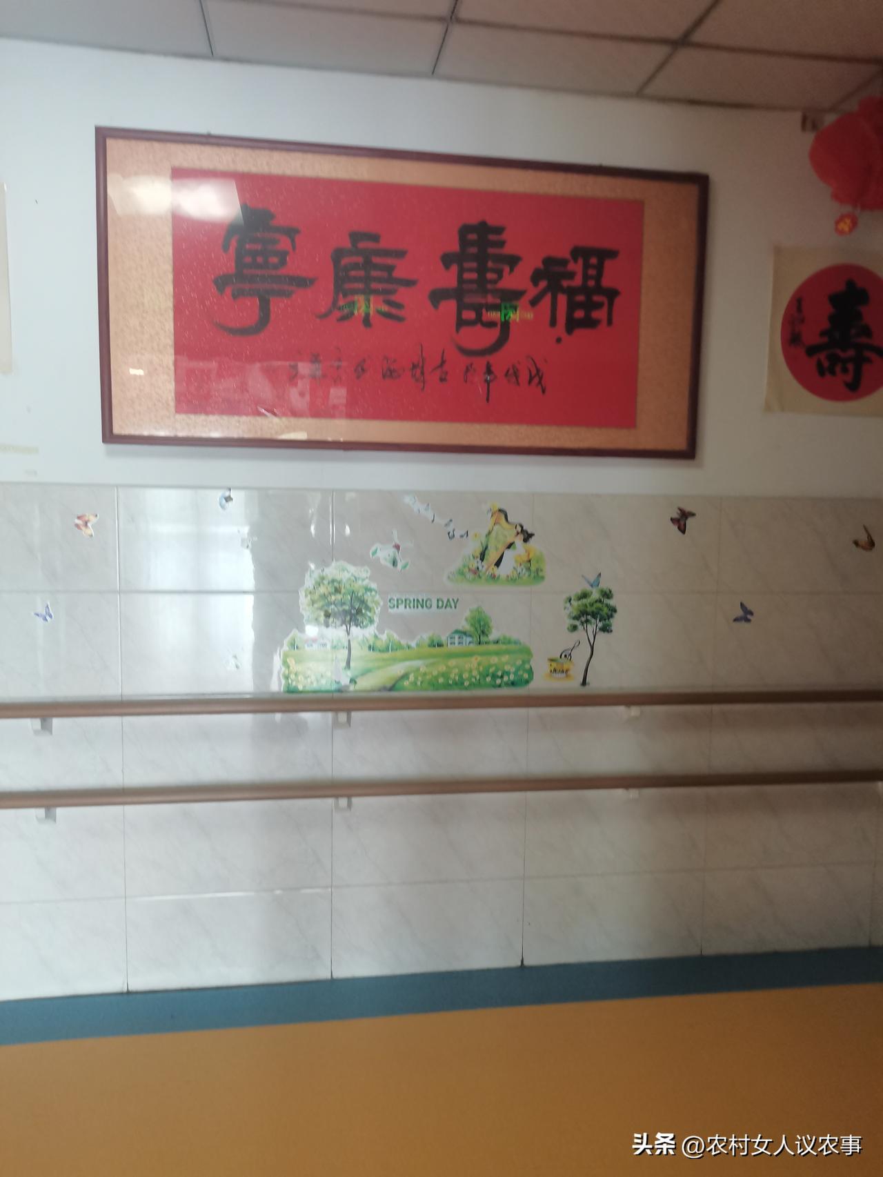 跨越千里回老家养老院看母亲。我没有去弟弟家，也没有去姐姐家，更没有在老房子住。