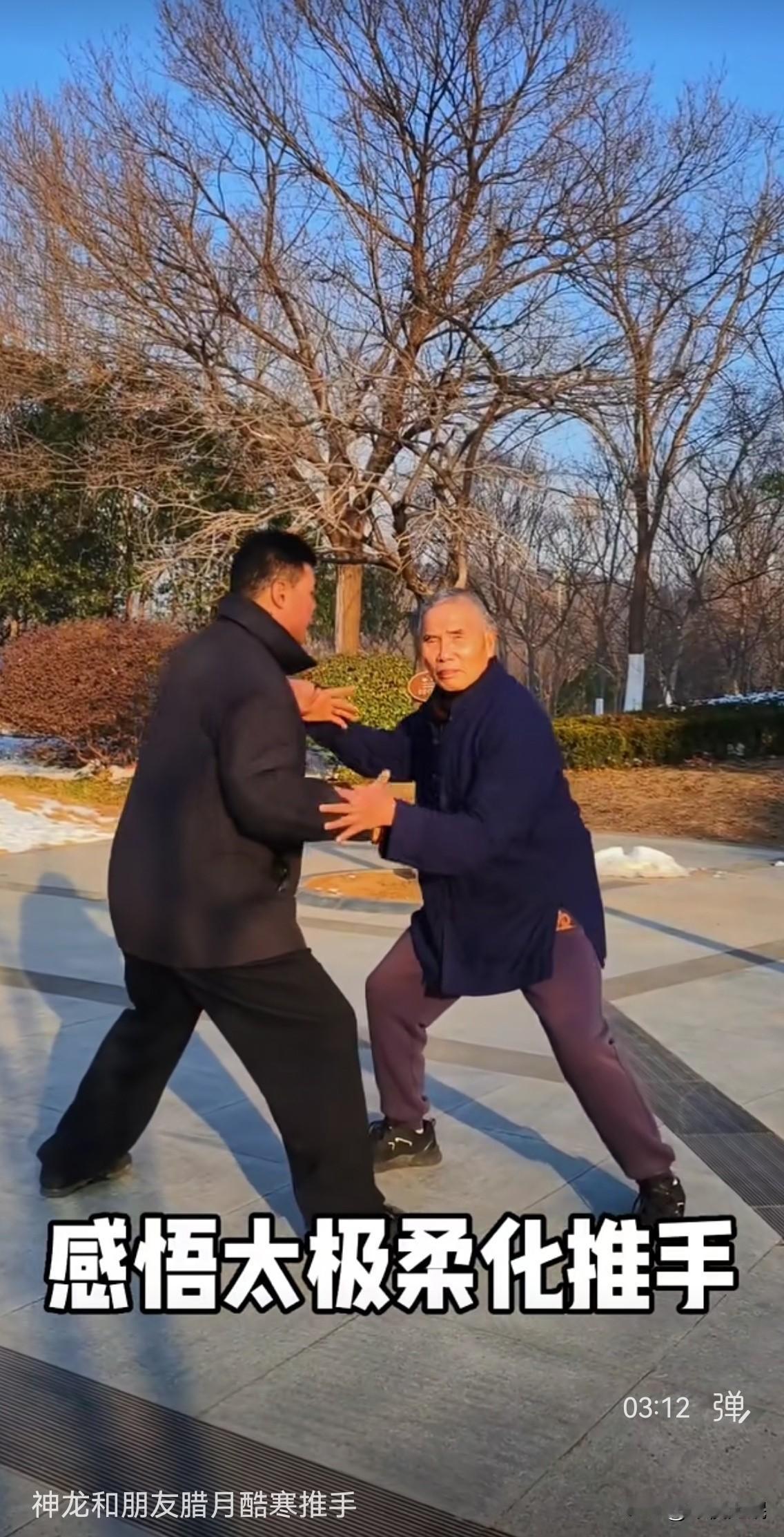 练太极拳的朋友，劝你早点学推手

最适合中老年的运动是太极拳，现在学太极拳的人也