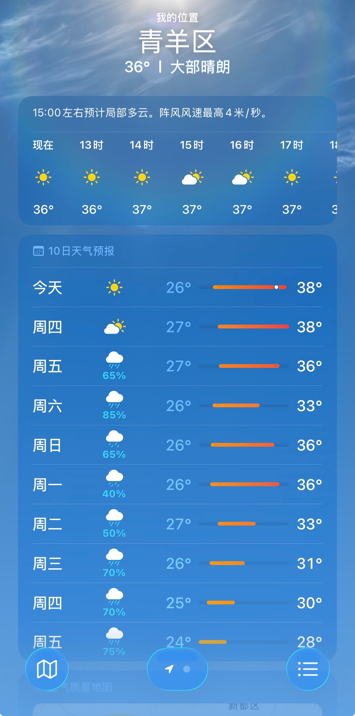 你们四川一到夏天出门呆不了一点室外🫰 
