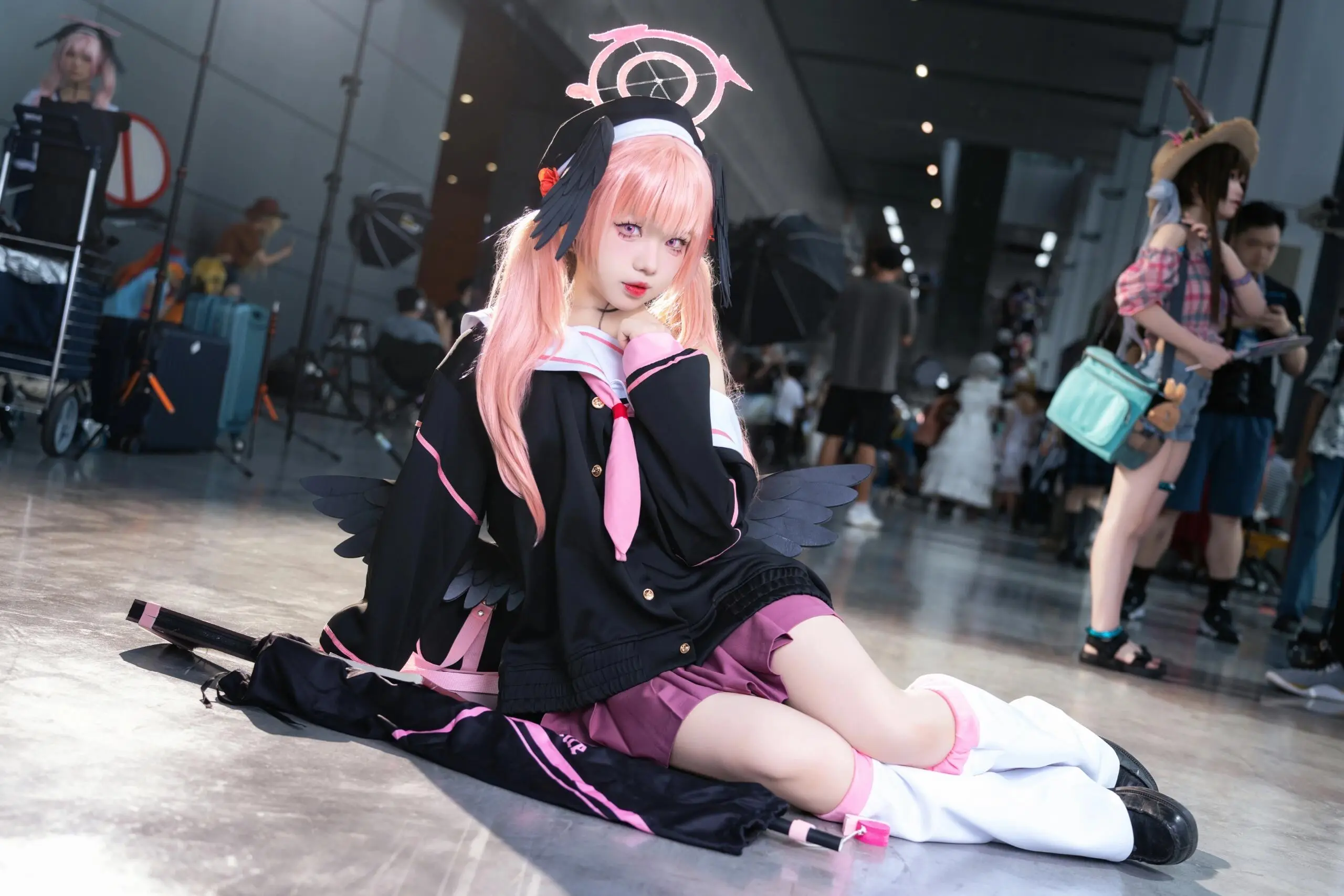 下江小春cos 蔚蓝档案 cosplay 漫展养眼造型大赏 蔚蓝档案cos