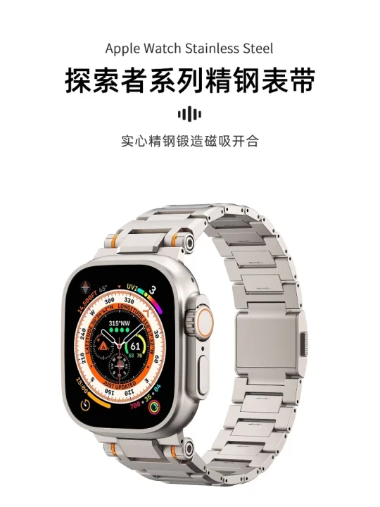 大受欢迎的探索者表带出磁吸款了