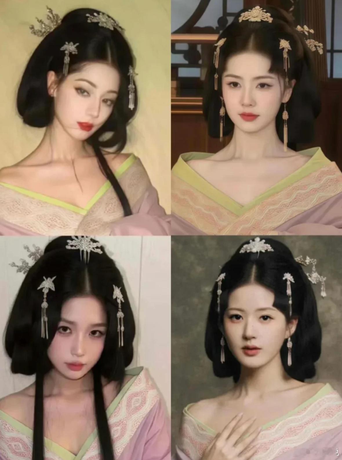四小花ai妆造，都好适配呀迪丽热巴/白鹿/虞书欣/赵露思 ​​​