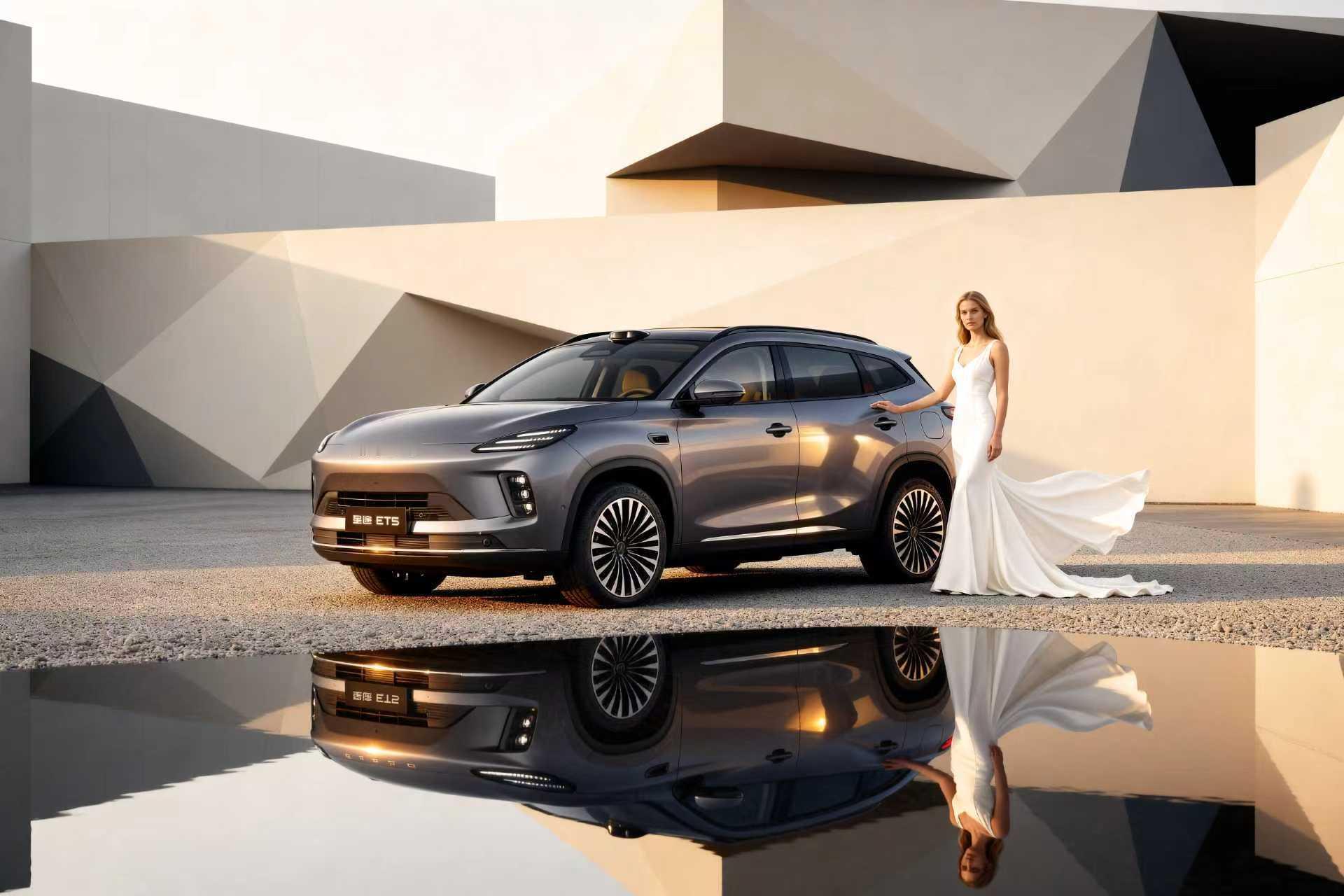 星途ET5预售终于开了，15.99万起，两个配置，顶配版本带激光雷达。颜值不输M