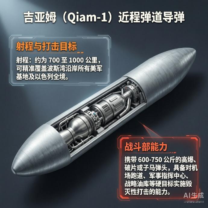 军事ai新视野 吉亚姆（Qiam）导弹吉亚姆（Qiam-1）导弹是伊朗伊斯兰革命
