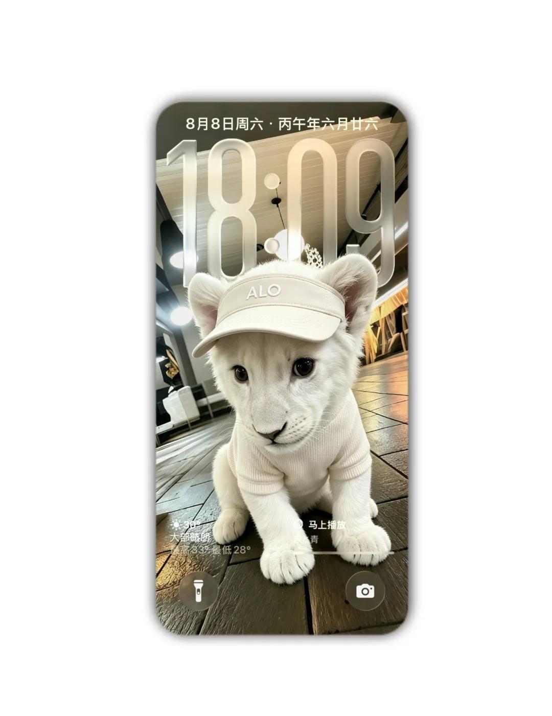 iOS｜是谁还没被小白狮壁纸萌到！！！
ios壁纸 你的壁纸该换了 每日更新壁纸