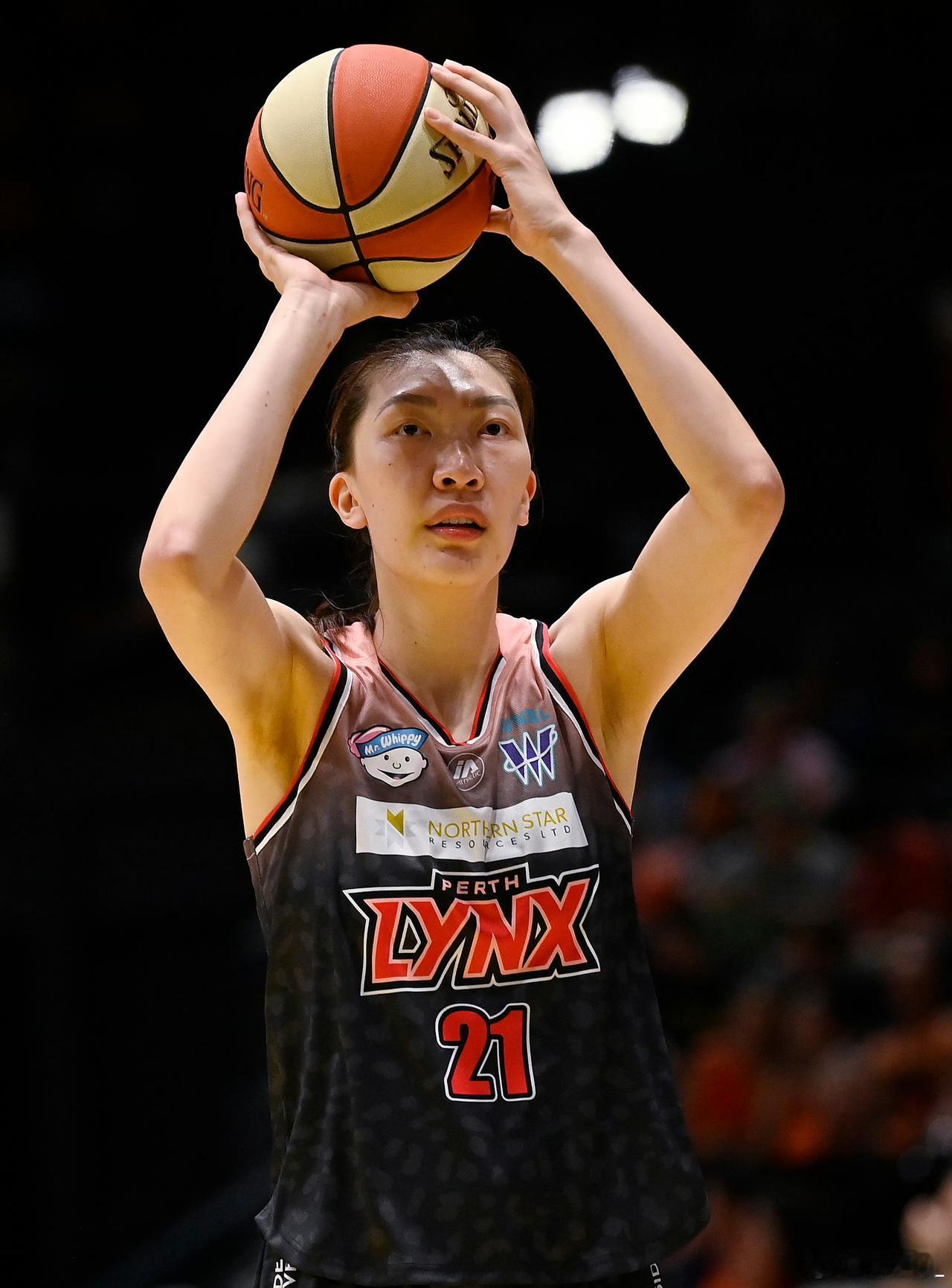 韩旭在WNBL的比赛今天将再次来袭！

自从韩旭到来之后，让WNBL珀斯山猫队发