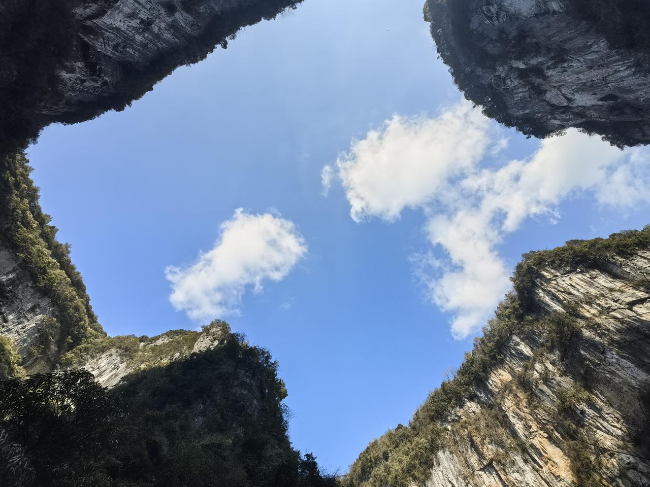 重庆武隆每个人眼里不一样的天空。