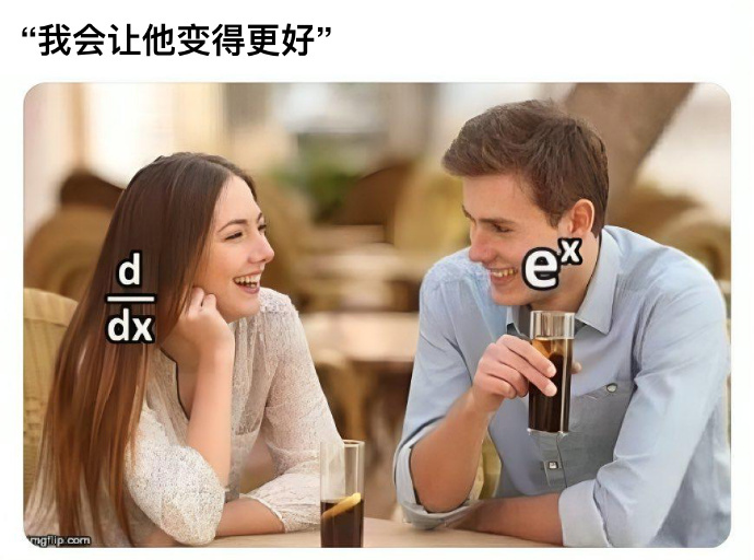改变不了的话就只能让他成为 𝑒ˣ 了  /r/memes 版 ​​​​ ​ ​