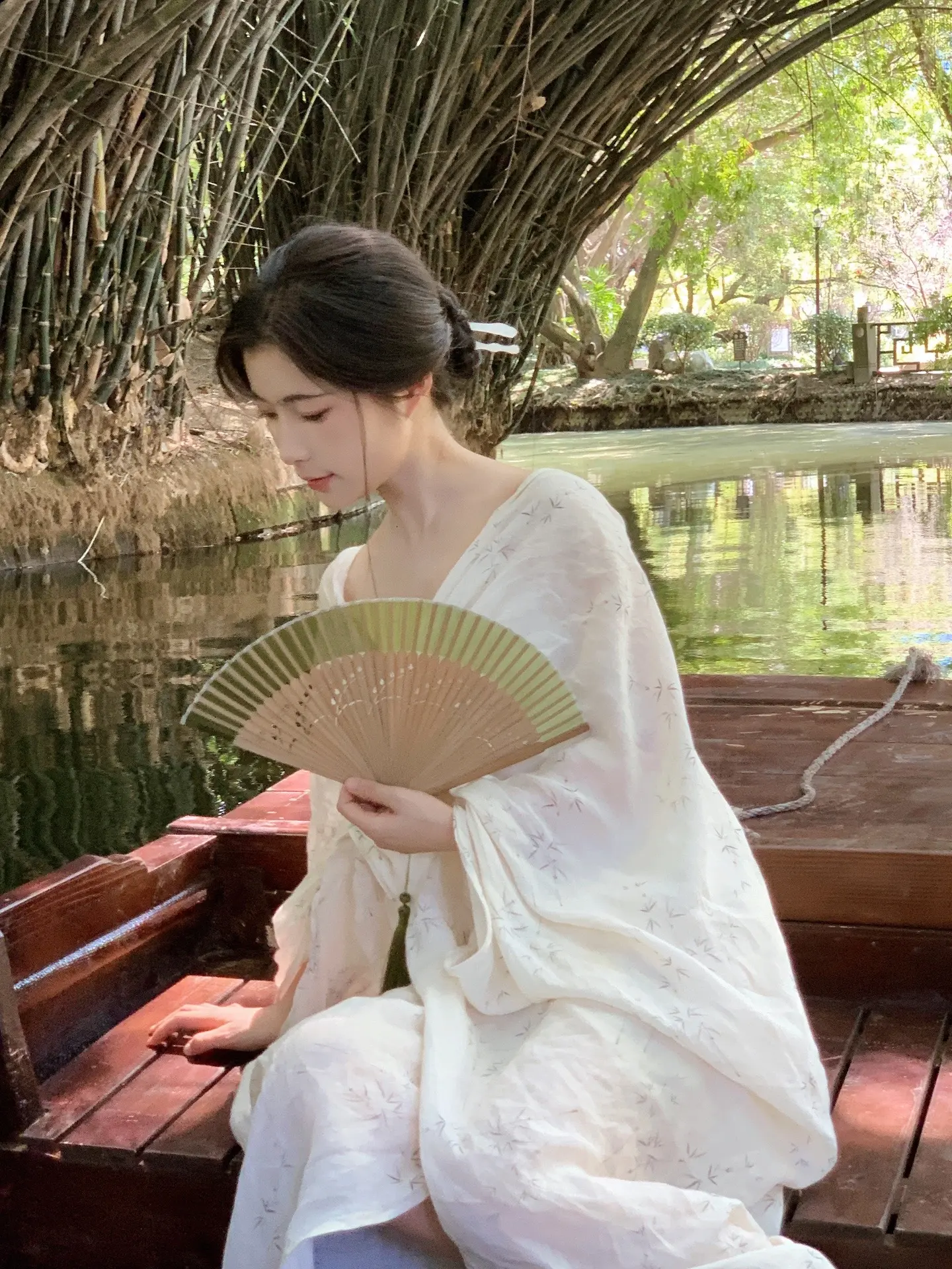在成都也可以拍江南船景啦～手机花絮