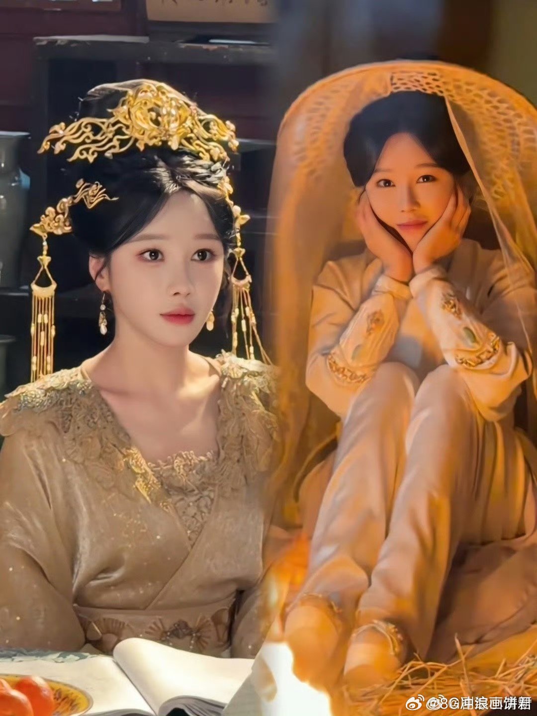 比长剧还卷的短剧女主妆造来了 青宫装那个温婉端庄的气质太戳人了，发饰的质感衣服的