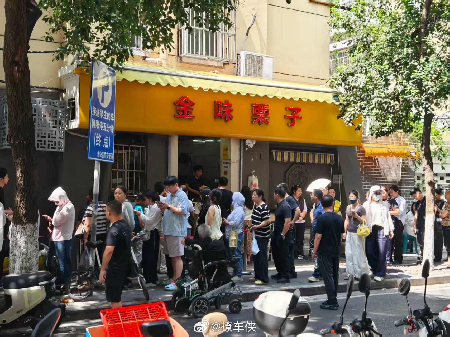 秋天的第一口糖炒毛栗子，需要排队30分钟，排不排呢？[doge] ​​​