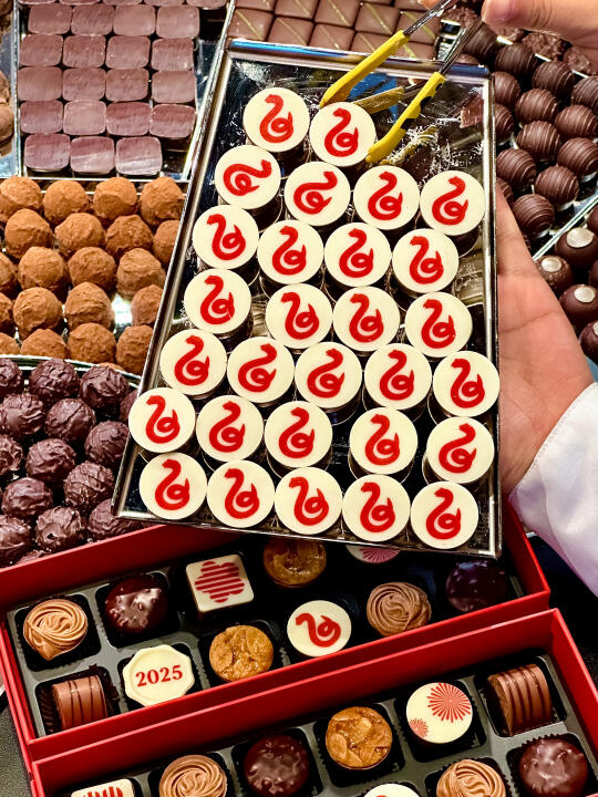 感谢好闺蜜带我见世面！是蛇年限定🍫！！