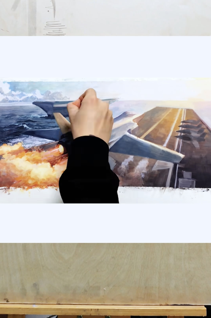 一昧搞劣币逐良币的流量狂欢迟早要被反噬视频平台推广这种AI伪造的“作画过程视频”