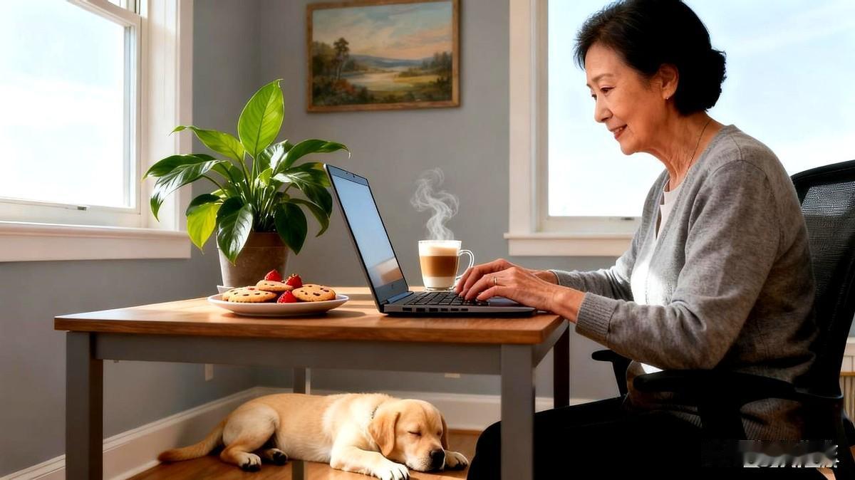 怎么也没有想到，退休后，才是我的高光时刻。
我是个退休老太太，58岁，一个月能收