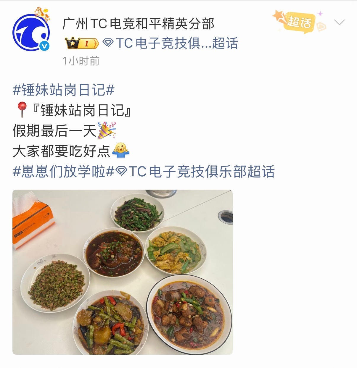 TC电子竞技俱乐部  好好享受最后一天假期吧2026pel