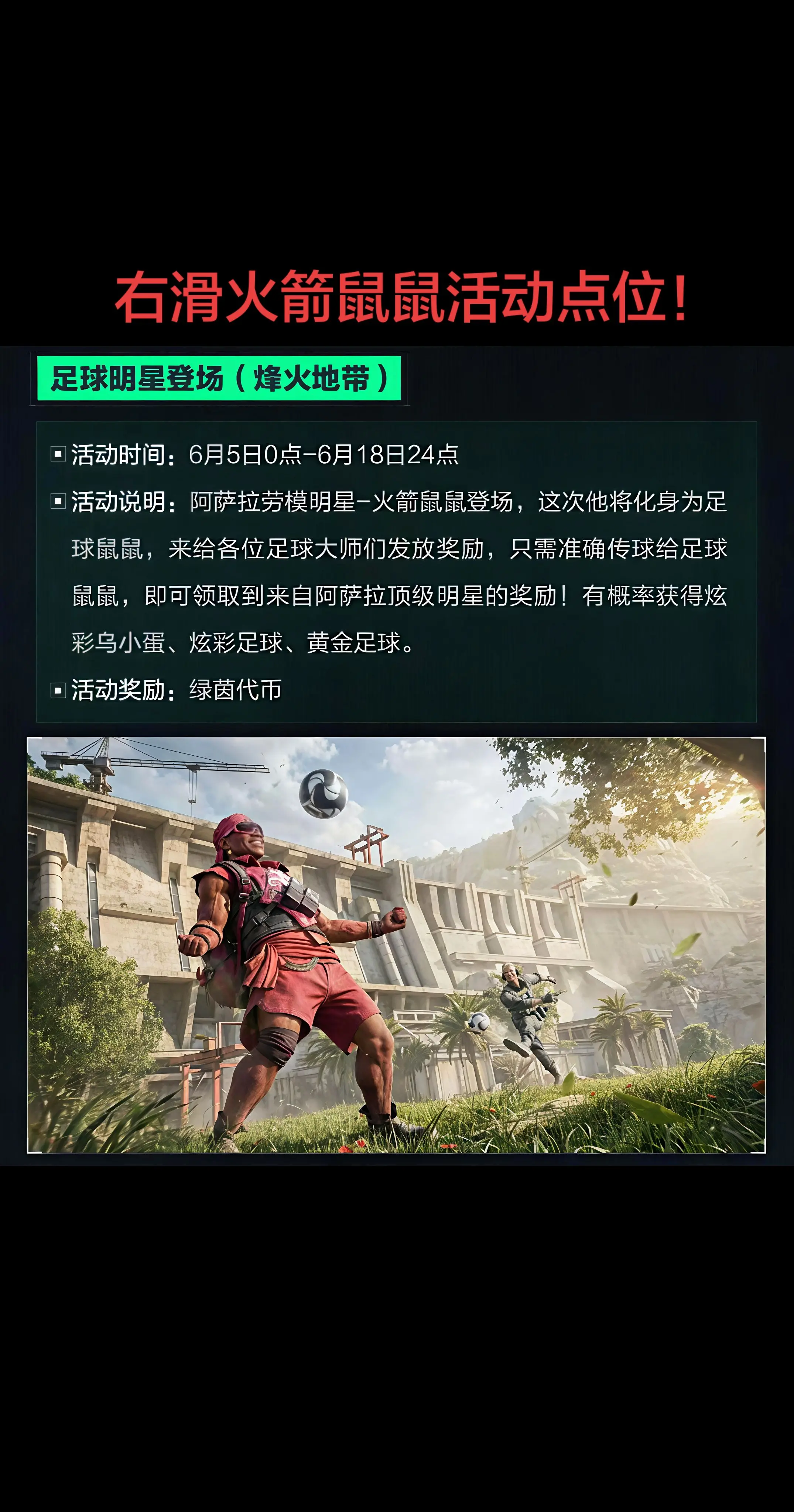火箭鼠鼠活动点位一览。