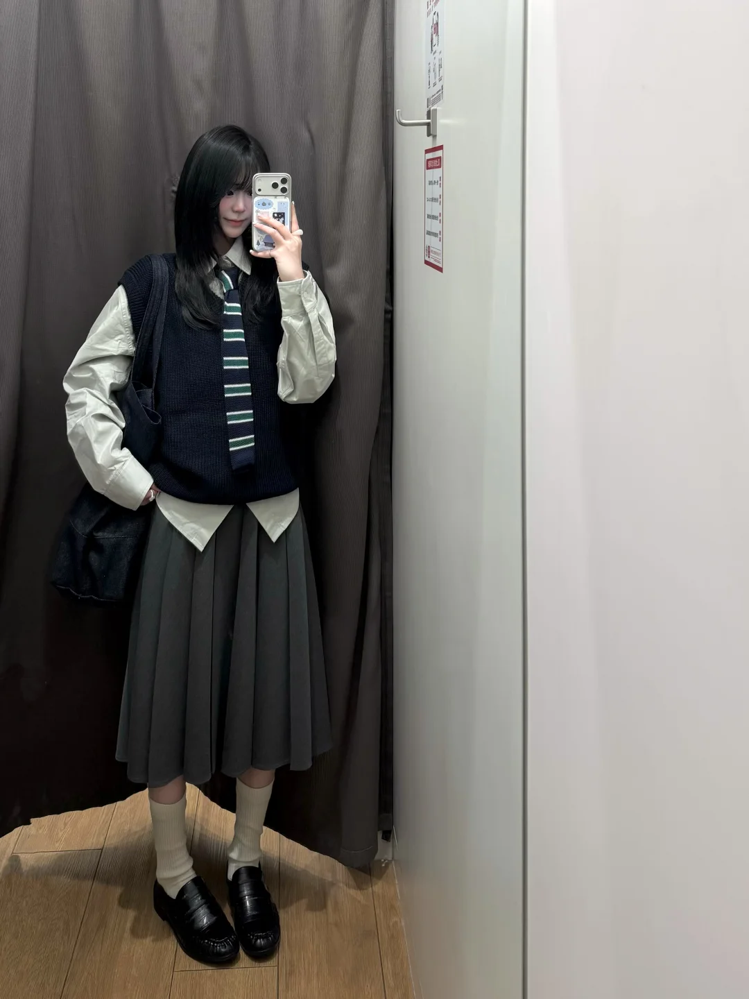 优衣库你拉夫劳伦？📚复古灰叠穿好有高智感