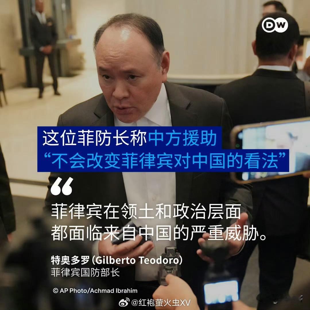 5月30日，菲律宾防长特奥多罗在香格里拉峰会上的一番表态，引发许多网友震怒。
先