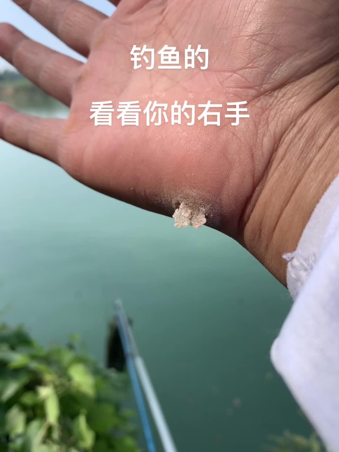 钓鱼喜欢长竿还是短竿，看看你的右手就知道了 钓鱼佬的手是竿长更好的映证