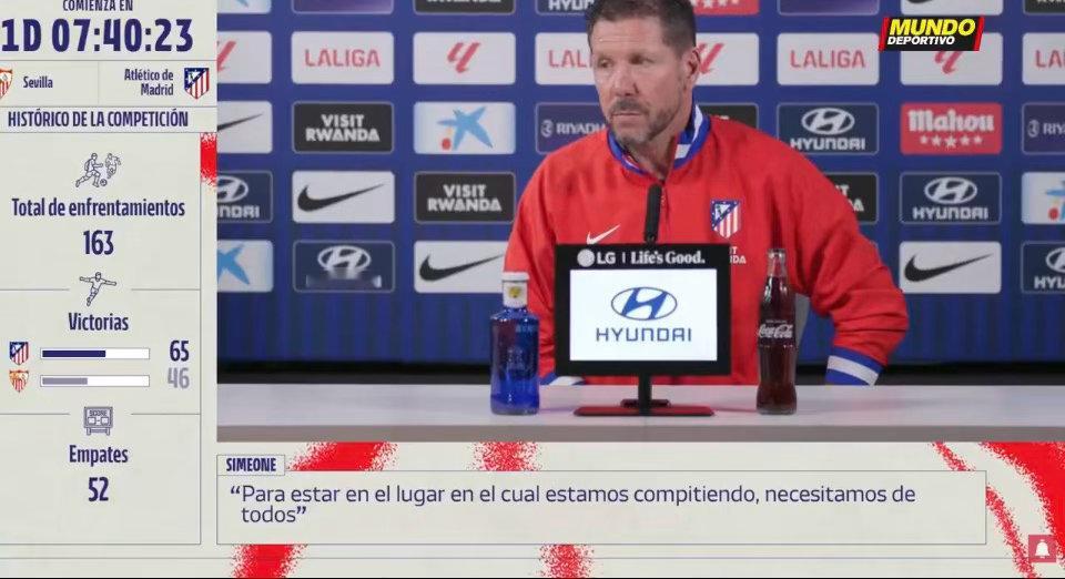 塞维利亚vs马竞 赛前🚨记者：“巴萨前几天发表声明，表示将就裁判执法问题向欧足