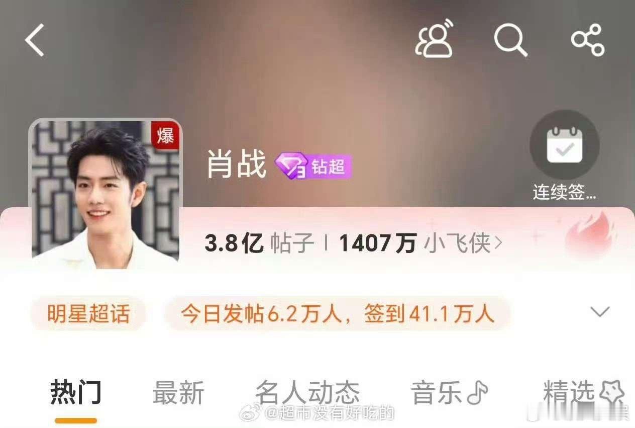 肖战超话热度又爆了肖战工作室营业超话爆了肖战工作室营业超话爆了，厉害了，[心][