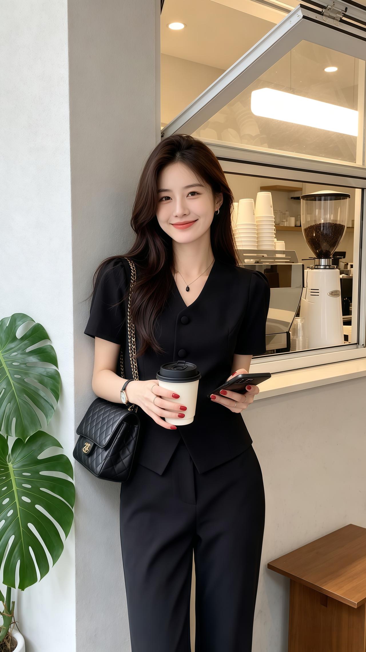 气质通勤西装套装 显瘦百搭西装套装 极简气质套装 穿搭高级感穿搭