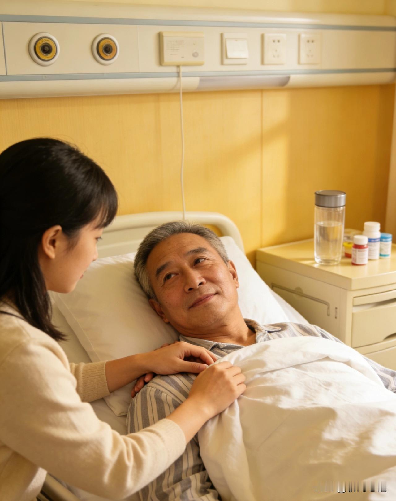 我觉得，人到老了还得靠儿女养老。

我三叔今年70多岁了，自从得了一场大病以后，