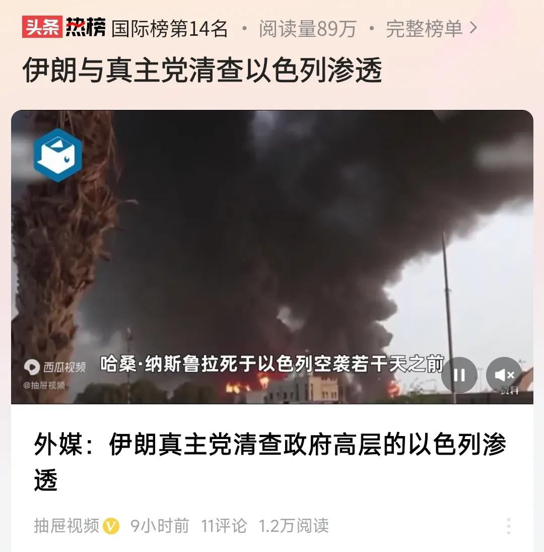 伊朗和真主党这是终于清醒了？

终于意识到被渗透，
开始清理内部了。

哈梅内伊