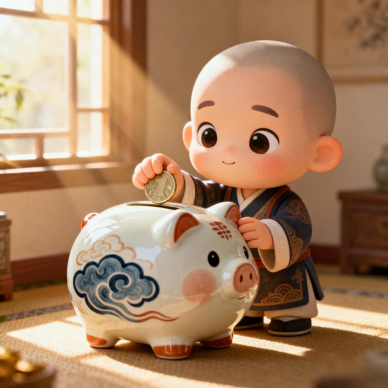 存钱，存钱，
从现在起我们必须要存钱。
存钱不是抠门，
它是你安全感的来源。
当