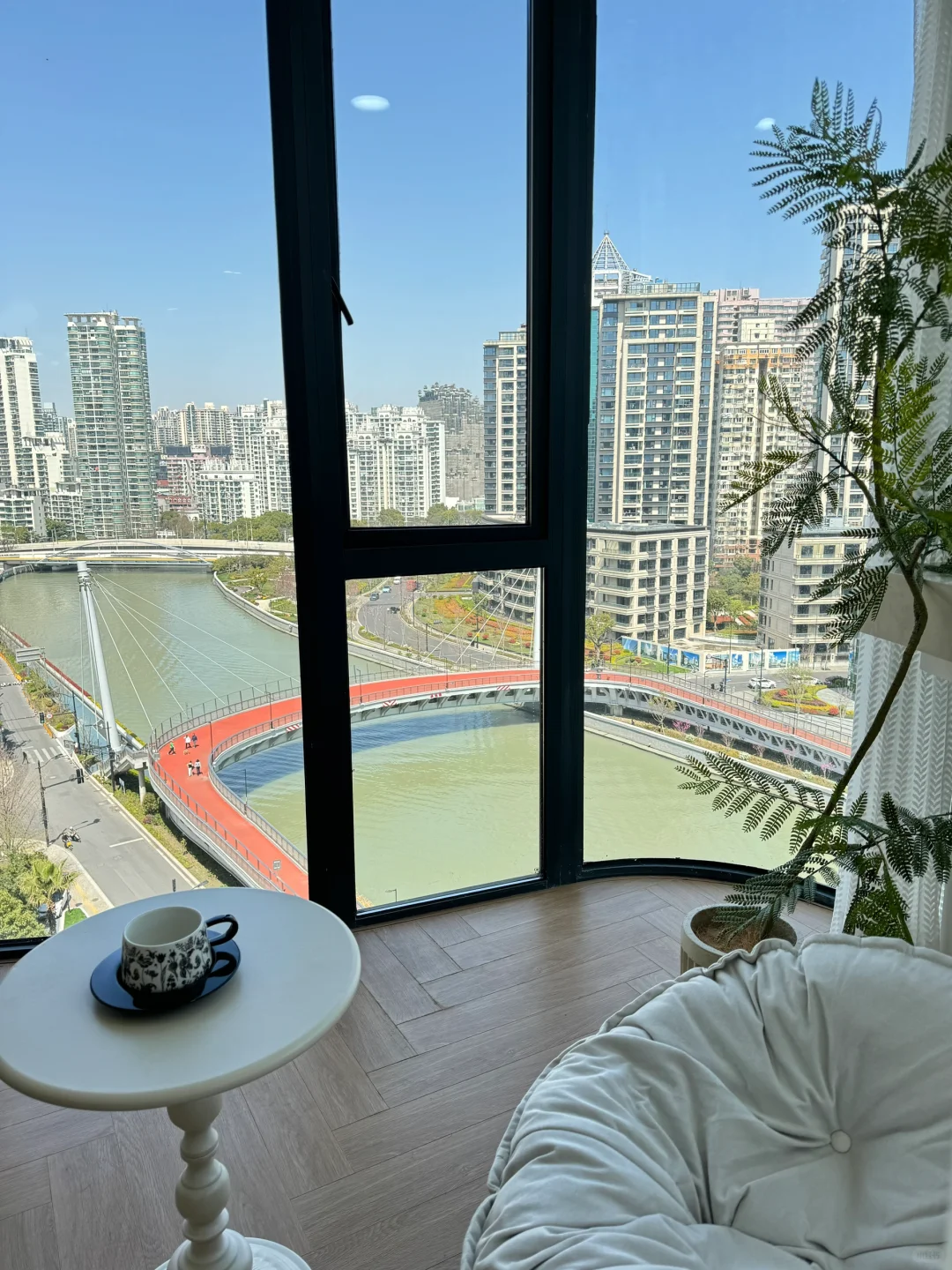 苏州河景观三房 带地暖