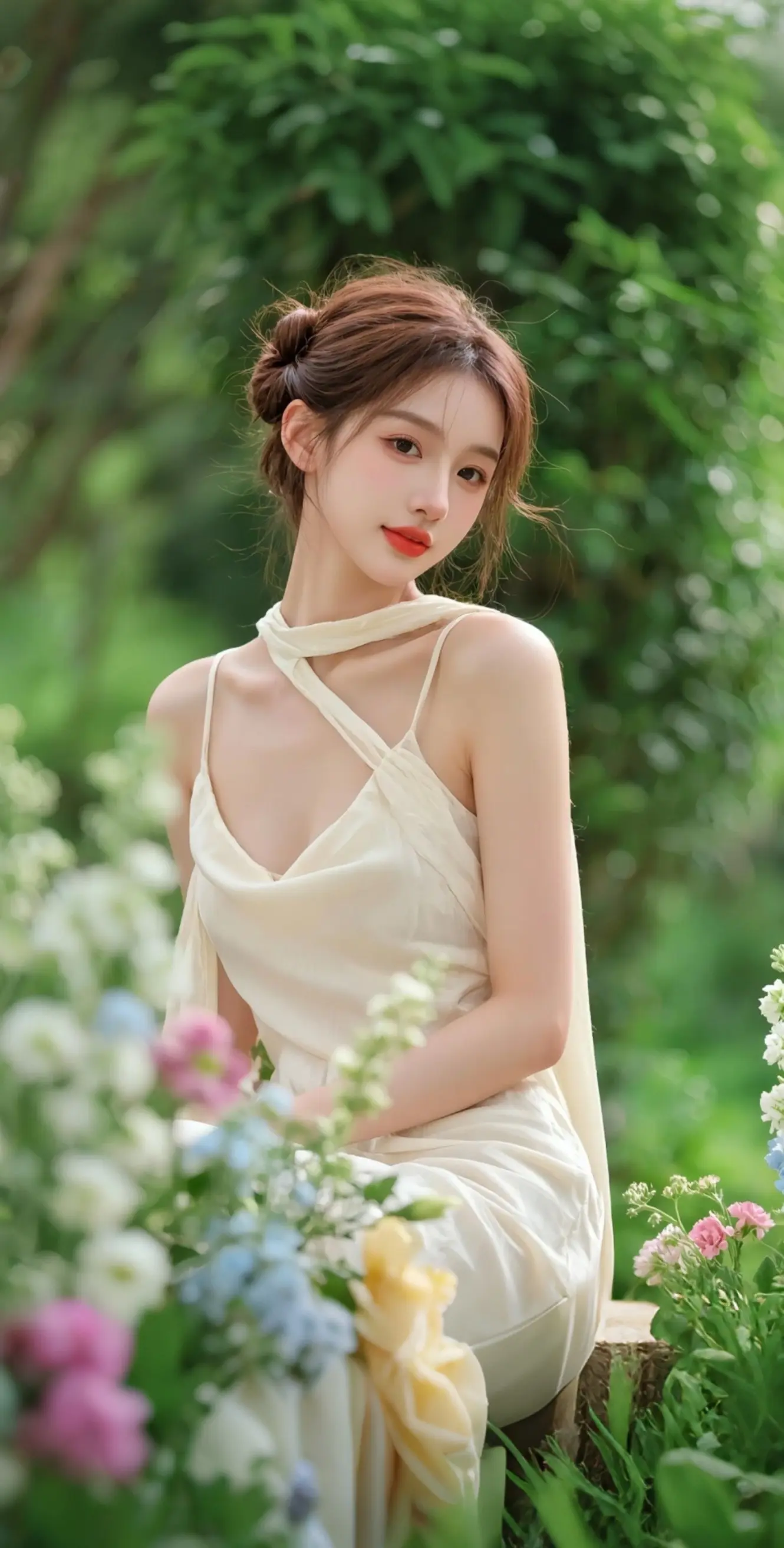 AI扩图 森系写真 ai创作