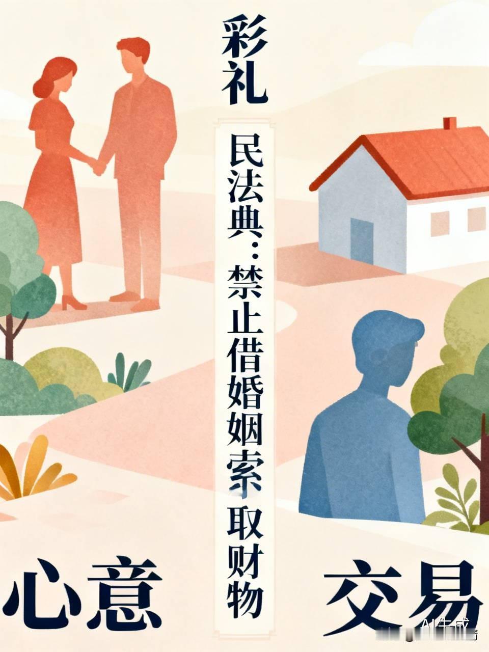 结婚要彩礼钱，真的违法嘛？

村里二叔嫁闺女，张口十八万八，隔壁小伙愁得直挠头：