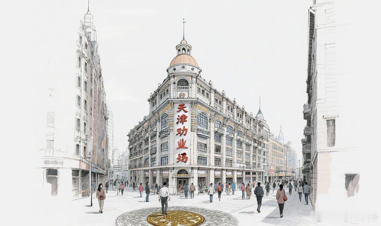 天津劝业场装修文物重见天日天津劝业场顶层的“天外天”占据六楼层顶与七楼平台，曾是