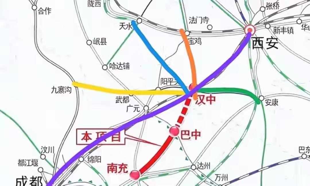 汉巴南城际铁路虽然巴南段已经通车很久了，但是汉巴段迟迟不见行动的迹象，很有可能在