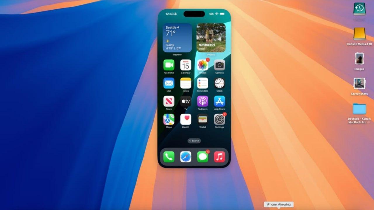 苹果终于解释什么不在欧盟提供 iPhone Mirroring 屏幕镜像功能：要