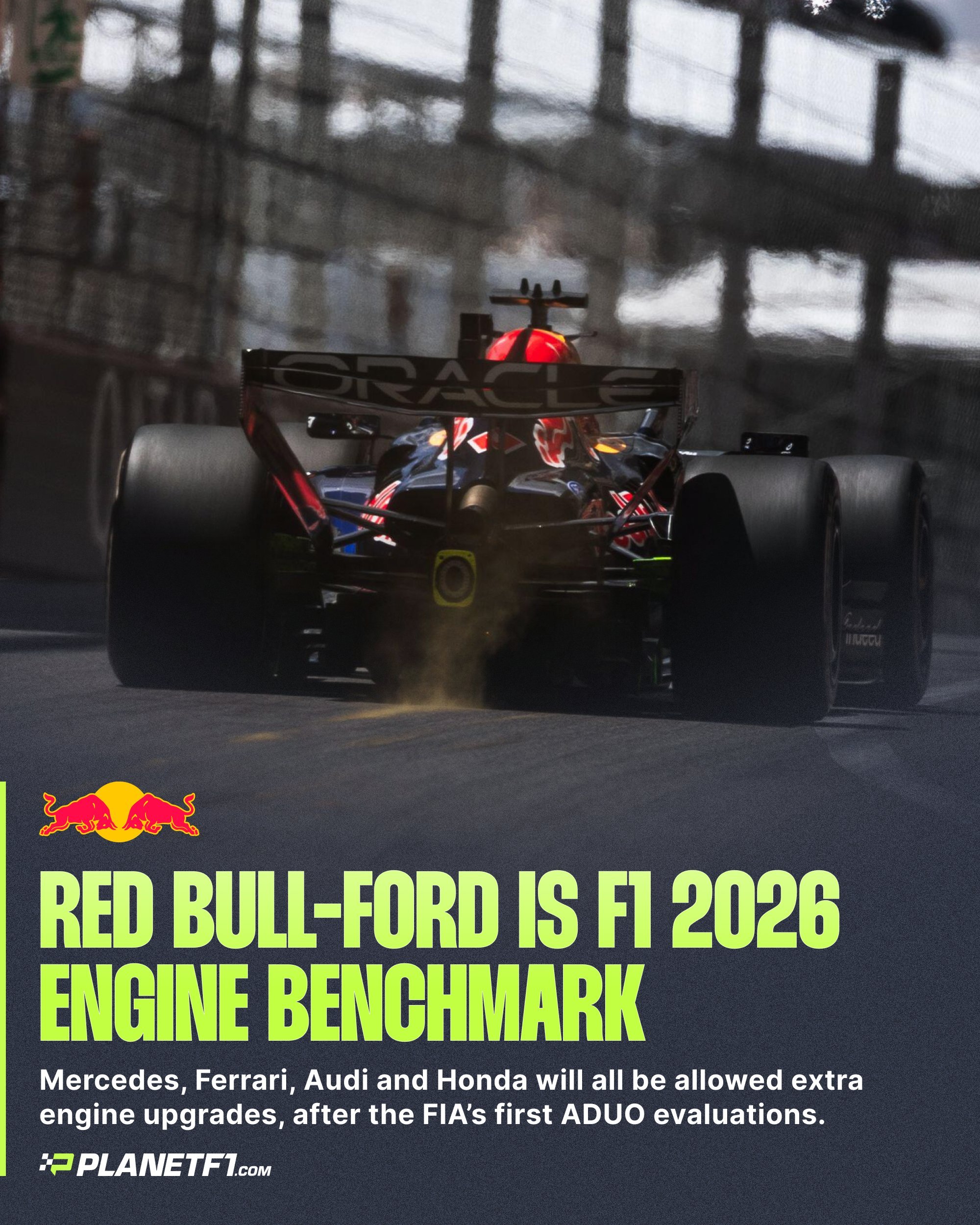 F12026f1摩纳哥大奖赛 多家传闻称，今年动力单元的标杆是红牛RBPT…… 