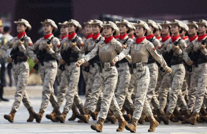 怪不得阅兵式女民兵方队看起来都那么英姿飒爽，原来挑选条件那么高！在中国人民抗日战