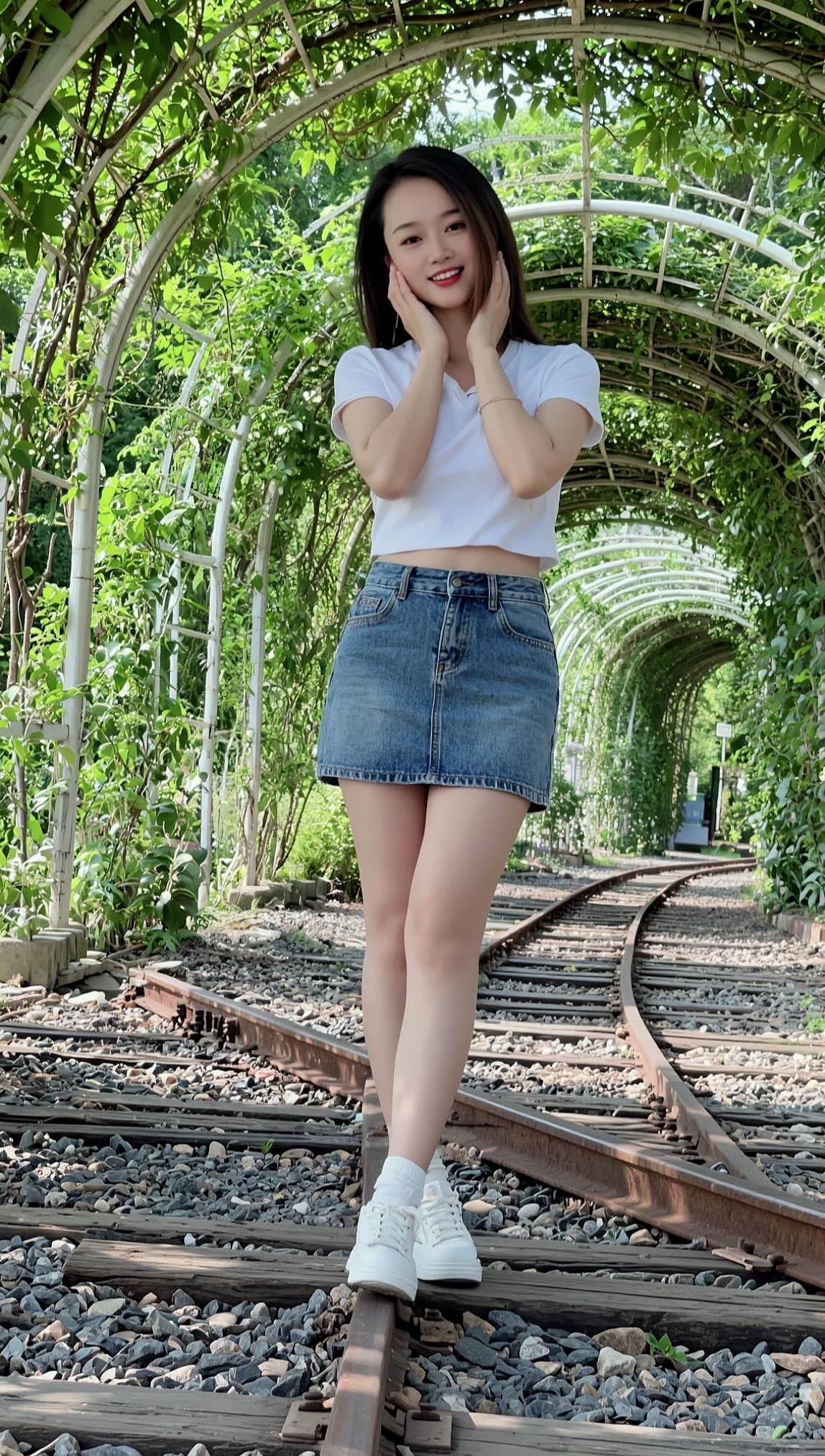 AI露肩生活照 抖音ai创作 随拍