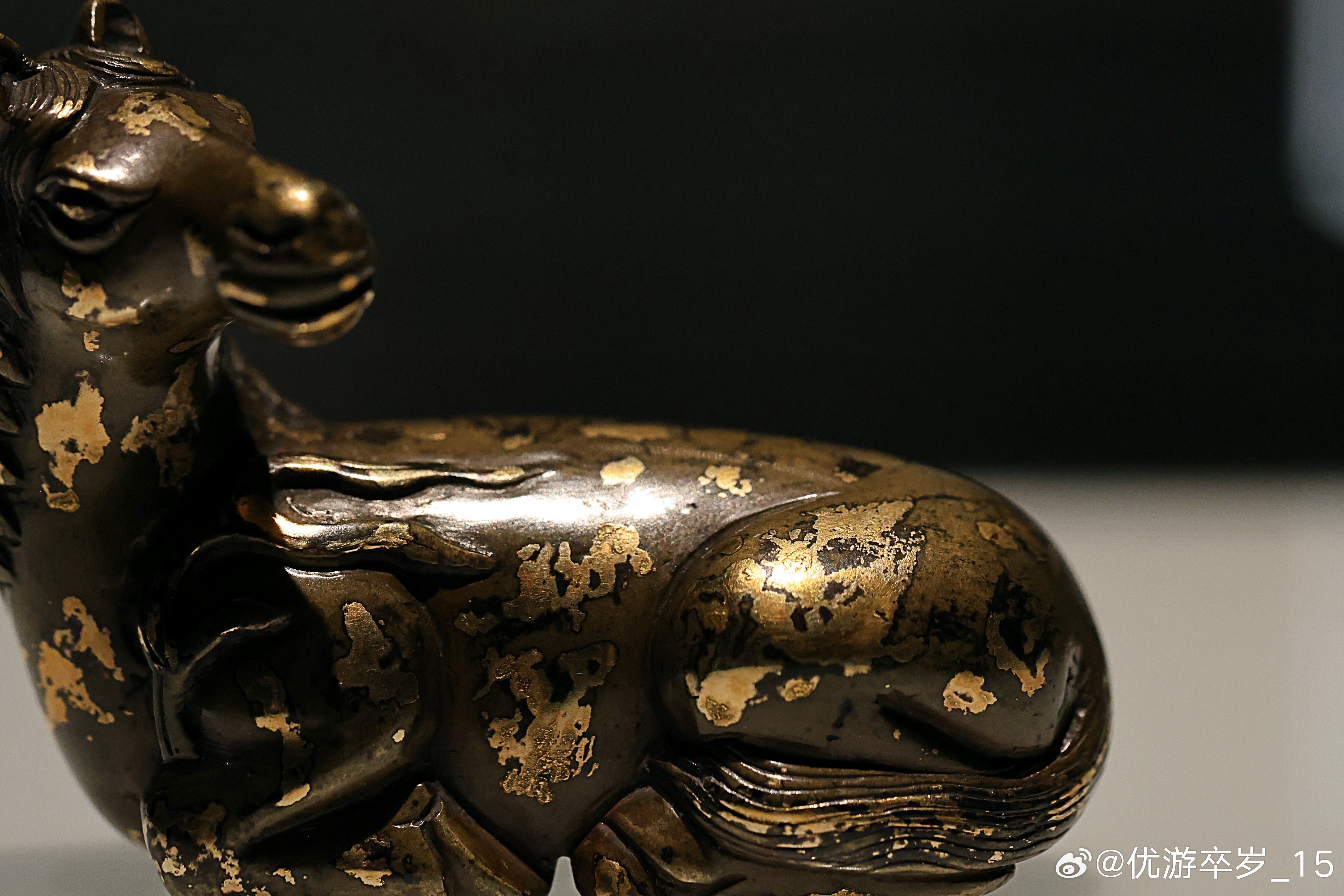 我的2026 【融古烁新-宋元明清铜器的复古与创新】麒麟形铜纸镇·明洒金马形铜纸