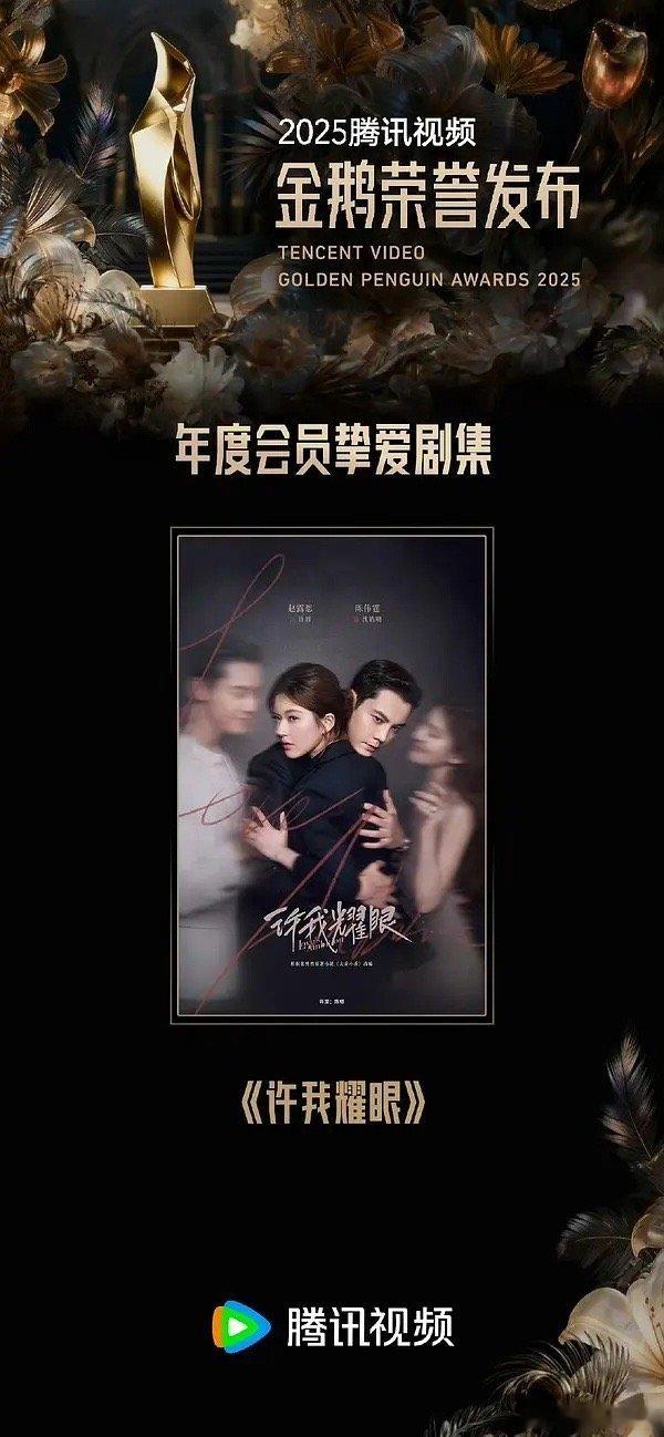 数数这个许我耀眼到底拿了多少奖许我耀眼拿下平台最有含金量的年度剧集，同时横扫年度