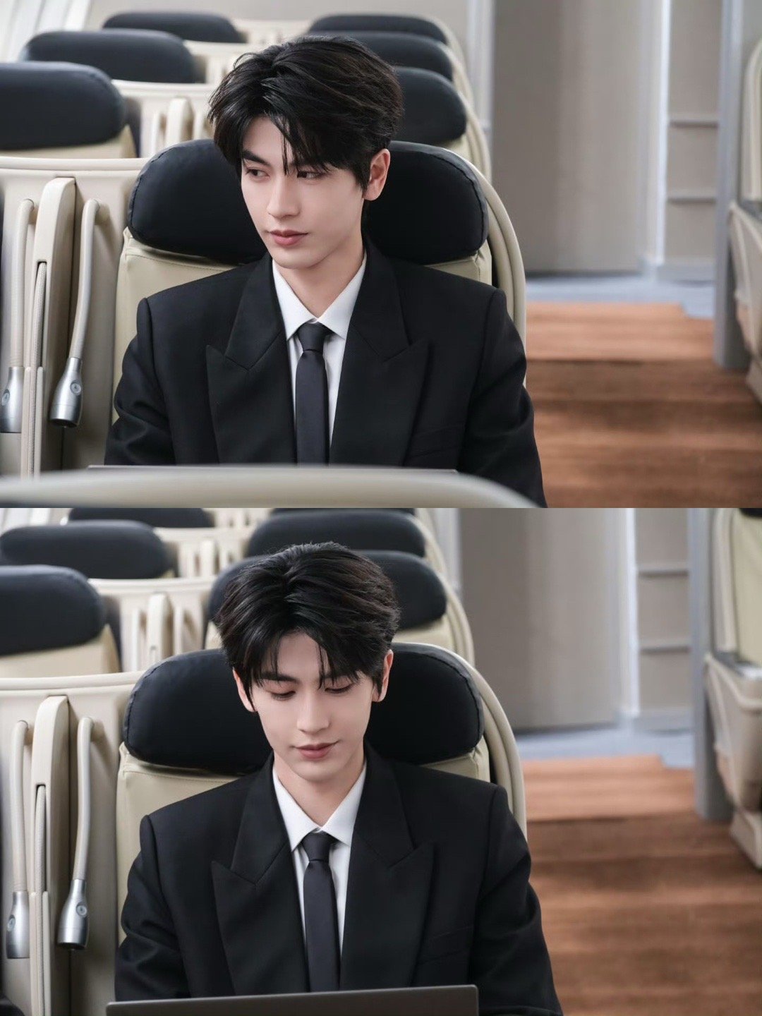 张凌赫 兰蔻骨相优越轮廓利落，眉眼深邃自带清冷贵气，西装穿搭又帅出精英气场，果然