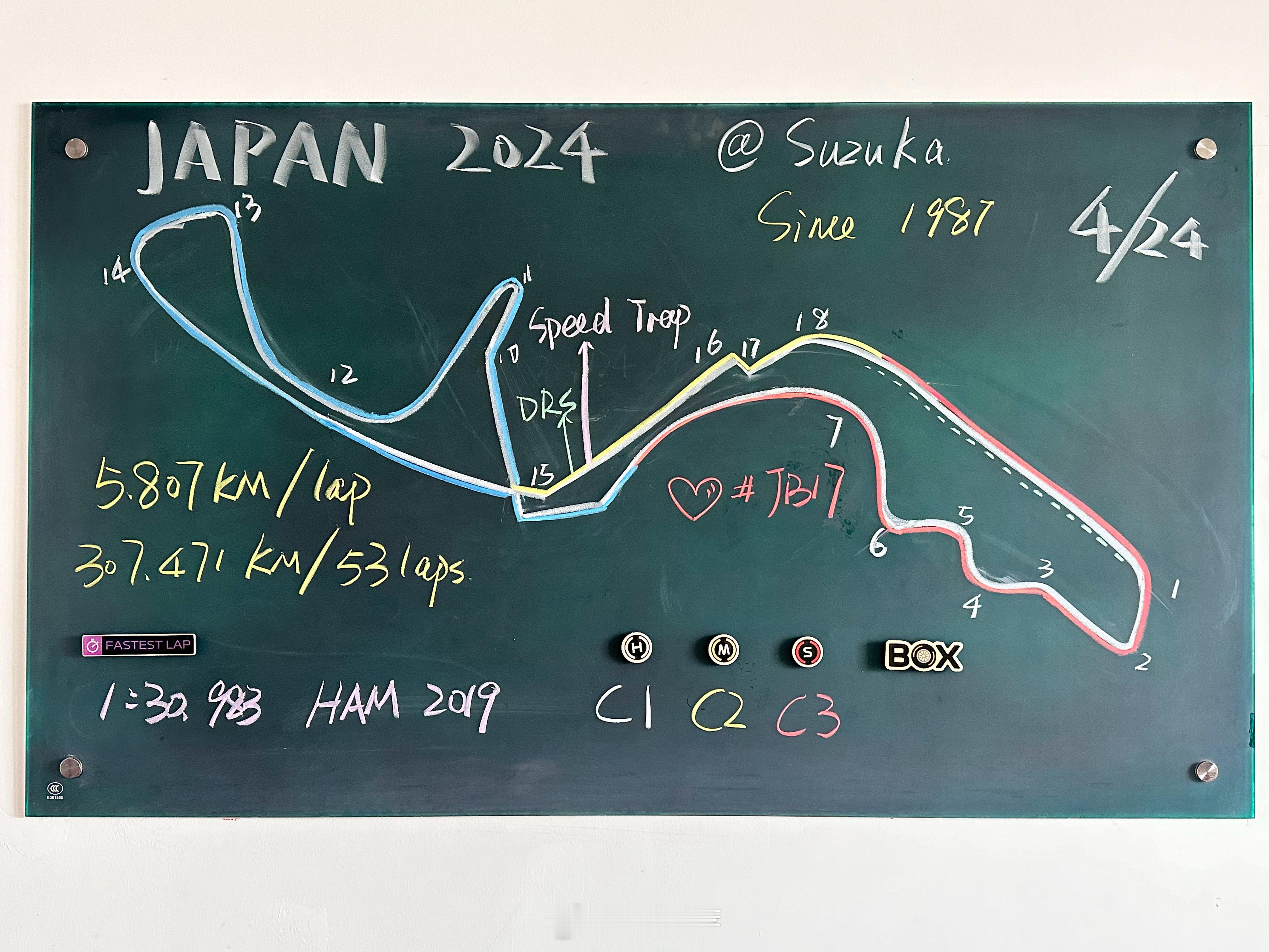 #F1[超话]# 时隔196天，铃鹿又来啦！#2024f1日本大奖赛# 去年去过