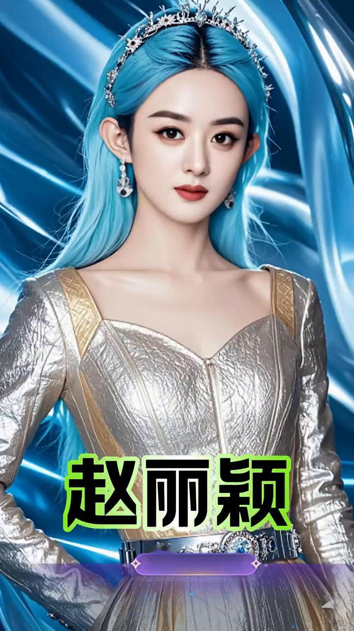 赵丽颖。