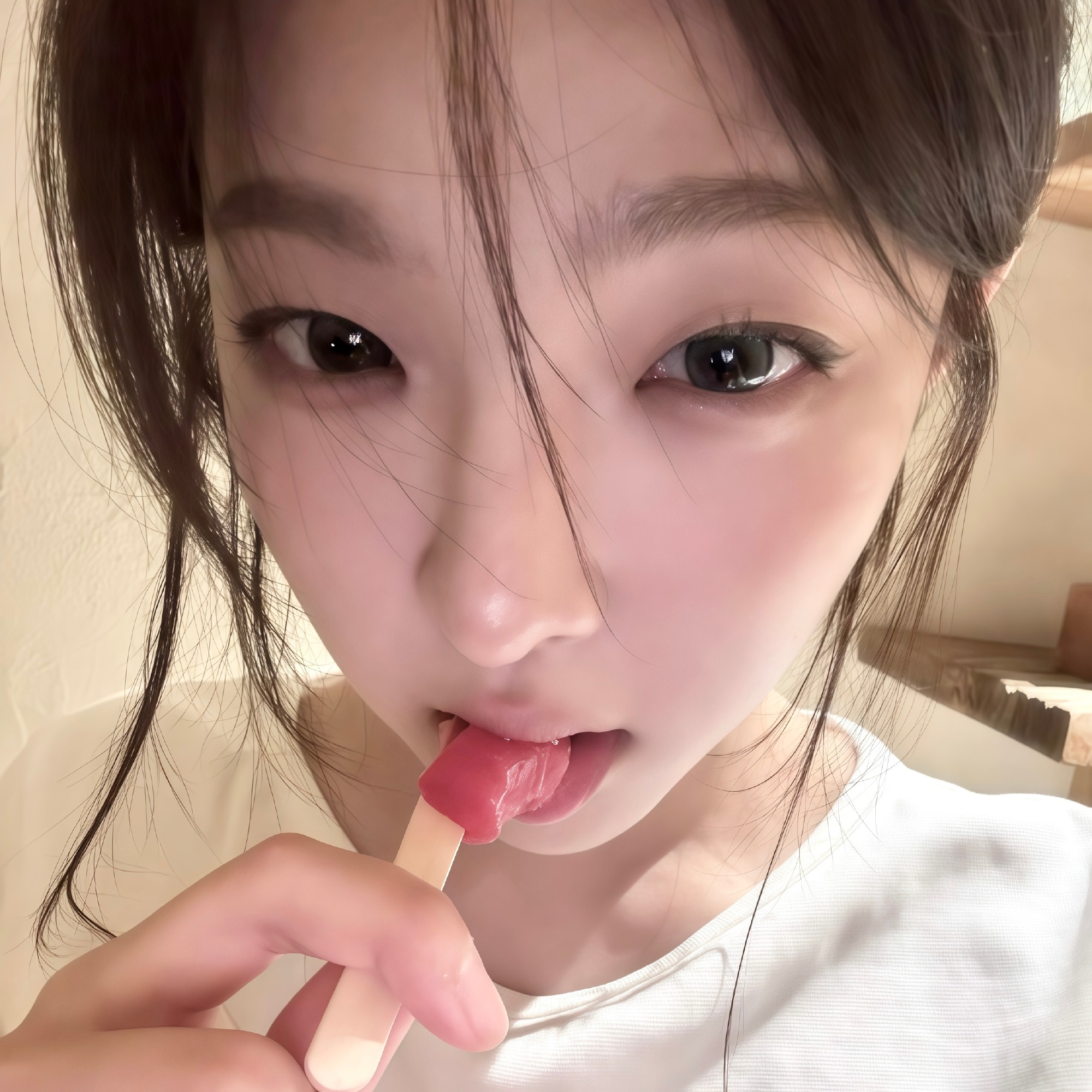 幸福像一滴清水 慢慢渗透我的衣襟 怪我浑然不知蒙在鼓里 