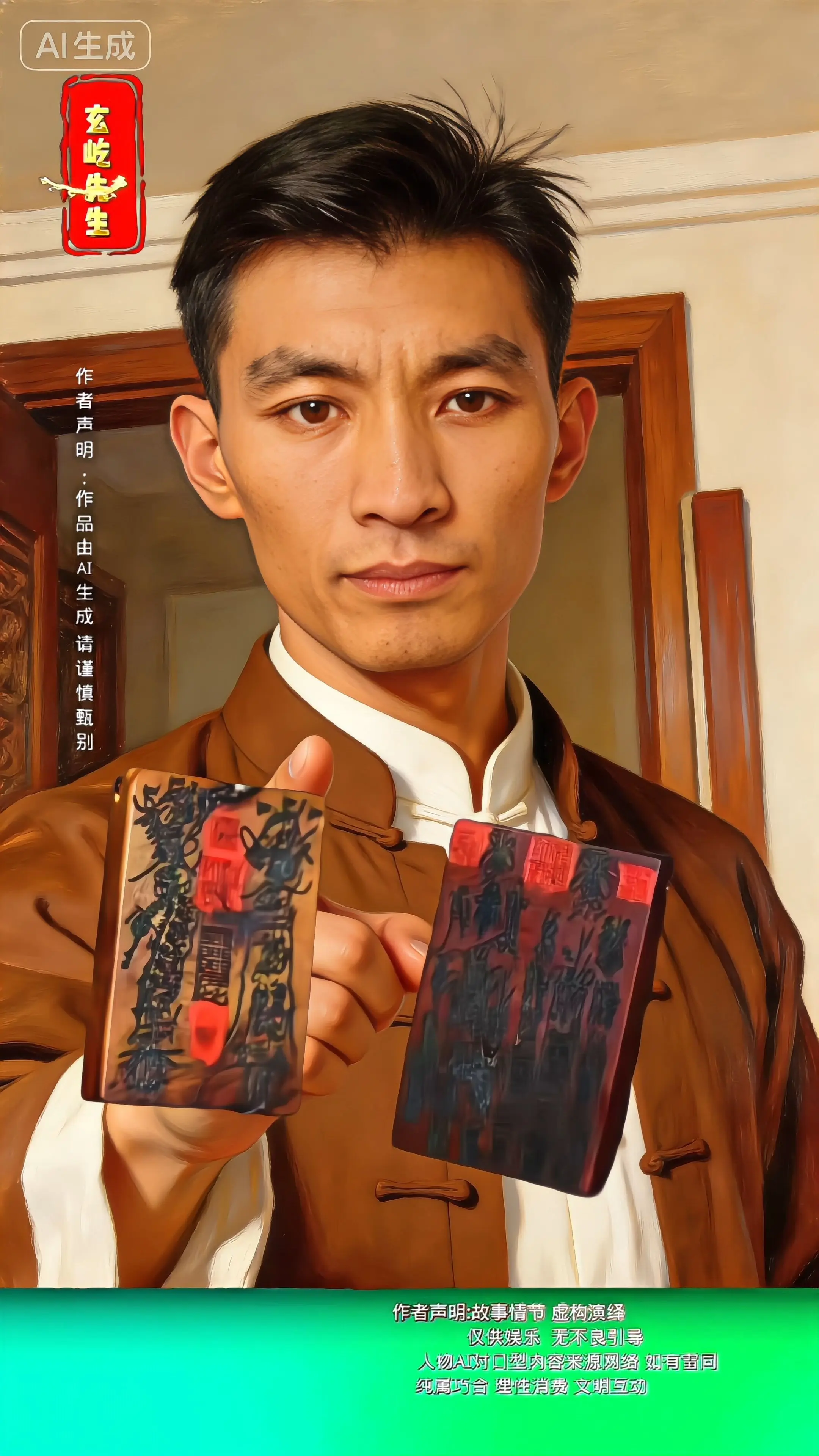 玄屹先生 吊坠雷击木来了